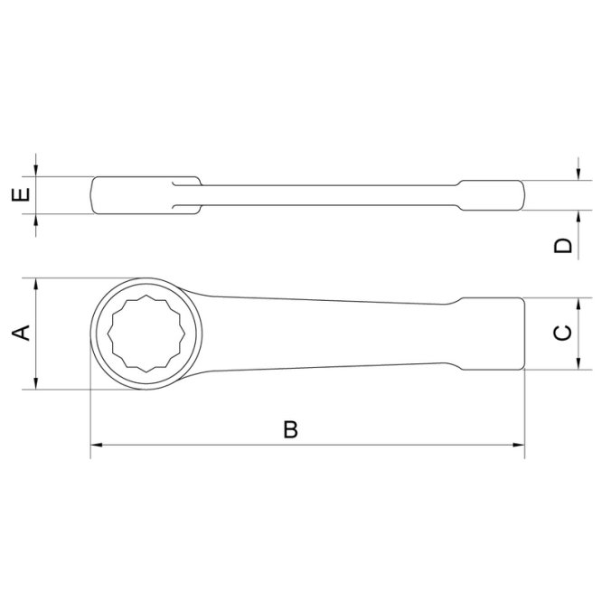 Foto de galeria do produto Chave Estrela de Bater 24 mm - TRAMONTINA PRO
