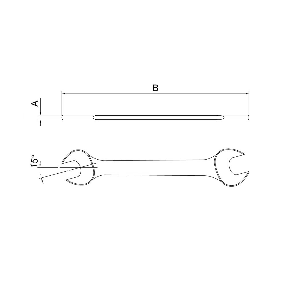 Foto de galeria do produto Chave Fixa 8x9 mm - TRAMONTINA PRO