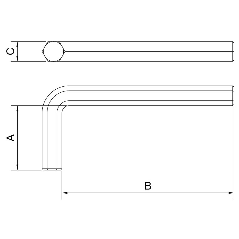 Foto de galeria do produto Chave Hexagonal 1